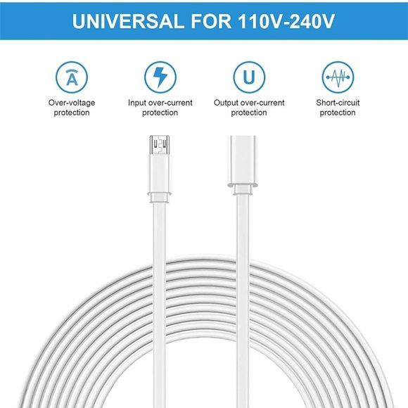 Micro USB Extension Cable 10FT Male to Female Extender Android Charger Camera - Picture 3 of 6